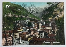 SERAVEZZA ( LUCCA) Panorama del Paese , Vg Anni 50/60 F.g. Dest. Torino 