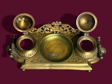 Set scrivania vintage ottone