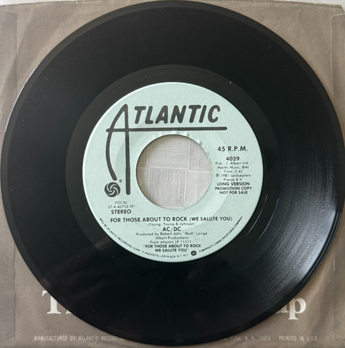 For those about to - ac/dc, –