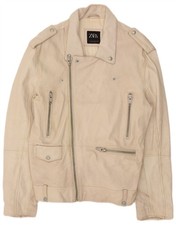 Giacca pelle militare uomo