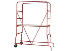 TRABATTELLO PONTEGGI IMPALCATURE IN ACCIAIO ARCHIMEDE CON RUOTE H MAX.175