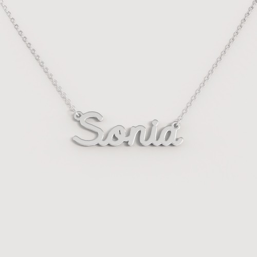 Collana nome donna acciaio - donna,