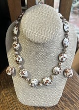 Set Collana E Orecchini Murano