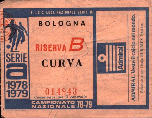 Biglietto stadio bologna serie - bologna,