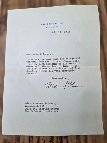 Lettera del presidente richard - del,