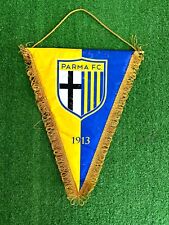 Pennant Gagliardetto PARMA ROMA Match Worn Banderin Indossata No Maglia Shirt