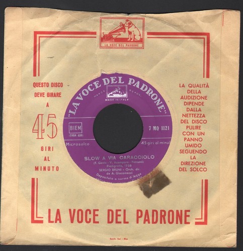 Piedigrotta 1958 sergio - piedigrotta, bruni