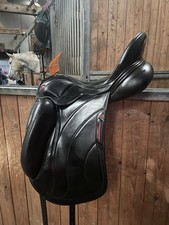 Sella da dressage Albion Revelation - monoflap - 17,5" con nero
