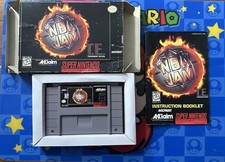 NBA Jam Tournament Edition T.E. (Super Nintendo, 1994) SNES Completo CIB TESTATO!