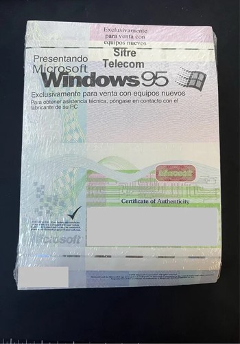 Windows usb precintado - windows, 95