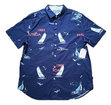Camicia uomo blu navy con