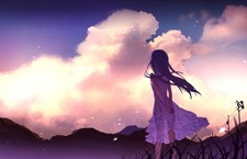 Anime Dress Clouds Ano Hi Mita