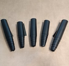 N° 5 STRISCE DI VITELLO COLORE NERO CINTURE CALZATURE PELLETTERIA HOBBY LARP GRV