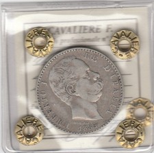 Lire 1885 umberto i - 2,