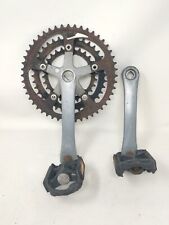vintage guarnitura  crankset MTB Sakae SR  tripla triple 48 38 28