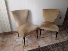 POLTRONCINE SEDIE VELLUTO ANNI