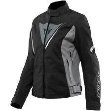 GIACCA JACKET MOTO DONNA DAINESE VELOCE LADY D-DRY BLACK GREY TG 44