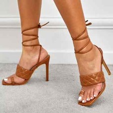 Sandali donna tacco - , lacci
