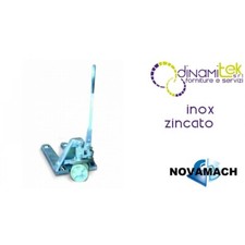 NC-685-Z TRANSPALLET MANUALE LARGO ZINCATO PORTATA 2500 KG NOVAMACH FORCHE 685 X