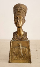 Bust Statue Bronze Nefertiti