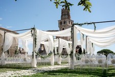 GAZEBO in ferro battuto