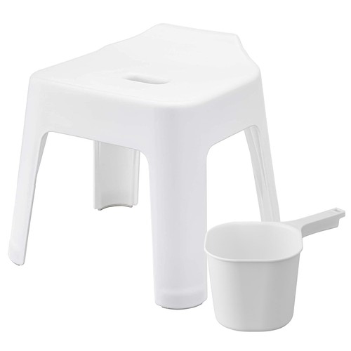 Sgabello bagno sospeso - sgabello,