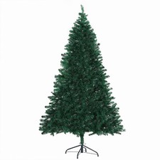 HOMCOM Albero di Natale Alto 180cm Sintetico Folto e Rigoglioso con 1000 Rami