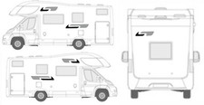 Adesivi camper riviera p - ci,