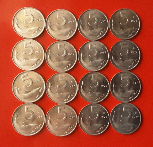 Lotto monete 5 lire - di,