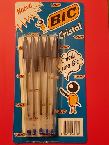 Penne bic cristal blu vintage - cristal,