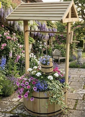 Fioriera giardino legno - da,