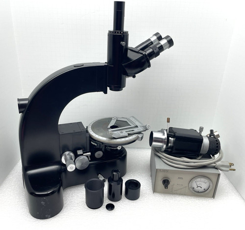 Microscopio trinocolo vintage - microscopio,
