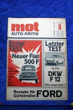Mot 8/65 Ultimo Test DKW F 12
