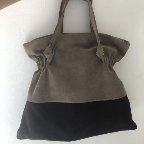 Borsa vera pelle scamosciata - borsa,