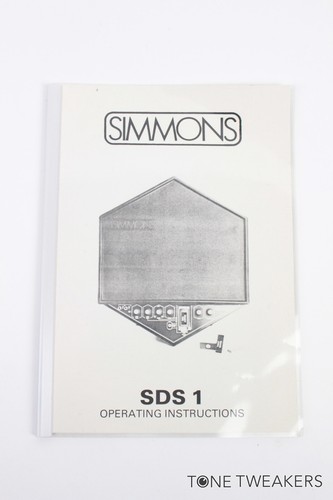 Simmons sds1 manuale - simmons,