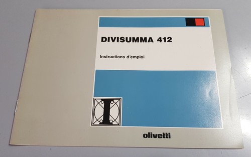 Olivetti divisumma 412 - olivetti,
