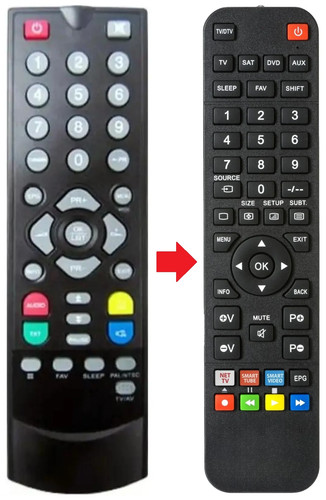 Telecomando adatto per xdome - telecomando,