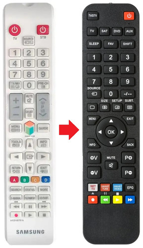 Telecomando adatto per samsung - telecomando,