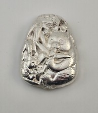 7,57 oz .999 Panda d'argento