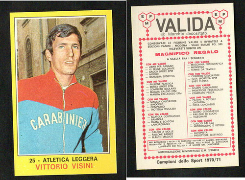 Figurina campioni dello sport - figurina,