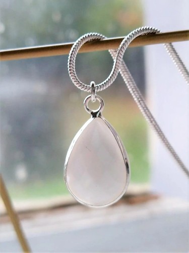 Collana goccia vetro - collana,