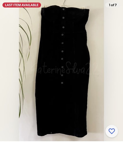Zara abito denim - denim, donna