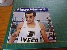 ADESIVO STICKER kleber vintage pietro mennea world record 19,72