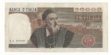 20000 LIRE TIZIANO DECR 21/02/1975