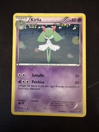 Carta pokemon kirlia 99 - carta, 56/99