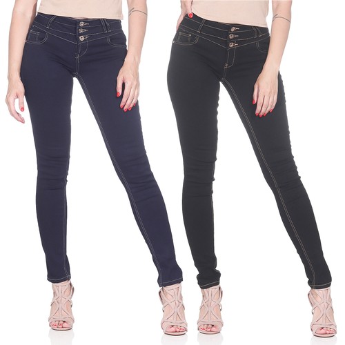 Jeans donna skinny tubino - a,