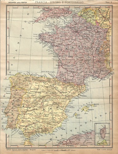 Carta geografica antica
