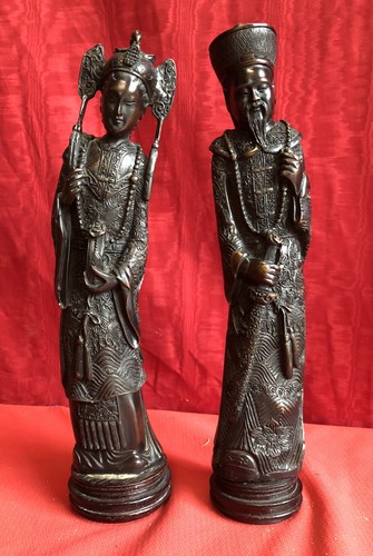 Coppia statuina cinese - di,