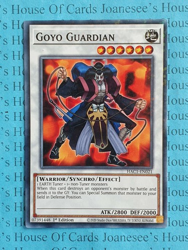 Goyo guardian hac1 en021 - hac1-en021, duel