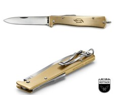 Otter Mercator ottone con clip coltello da tasca coltello outdoor coltello pieghevole coltello